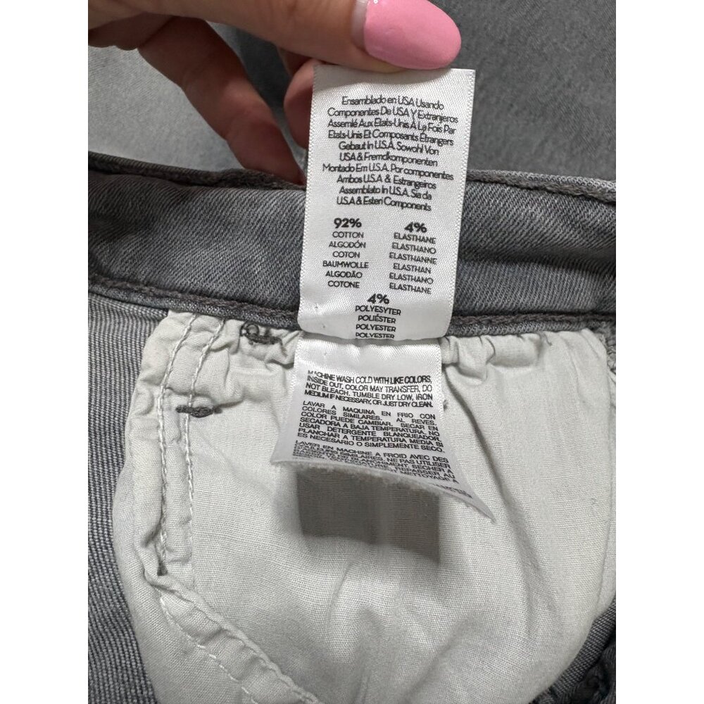 Mother The Hustler Ankle Barely There Washed Black Grey-sz 24 - Picture 13 of 14